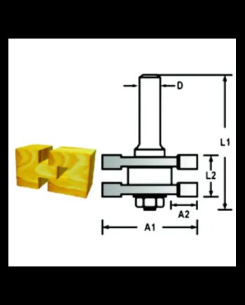 Makita Reversibel Fræser 41 3mm  -48929