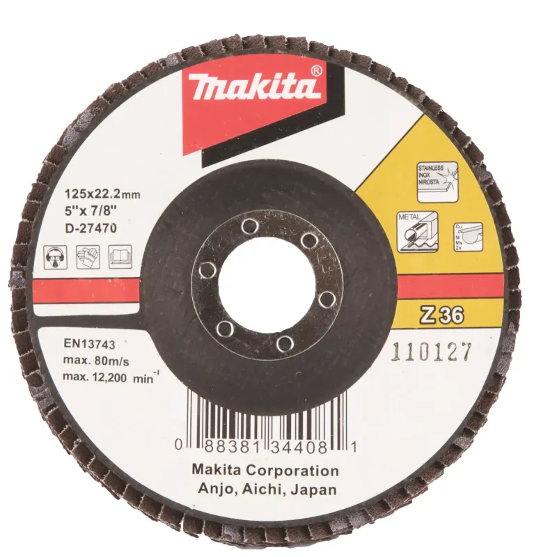 Makita Slibeskive 125 Z36  -27470