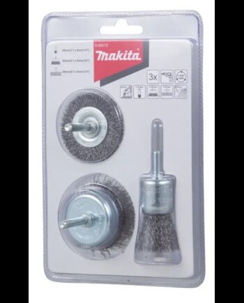 Makita Stålbørstesæt 6mm     Quot       -66070