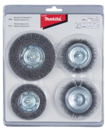 Makita Stålbørstesæt 6mm     Quot       -65729