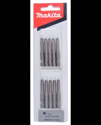 Makita Torx Bit     Quot  Tx27x50mm 10 Stkk  -72702