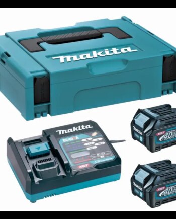 Makita Xgt 40v Batteripakke 2xbl4040 Dc40ra 191j97-
