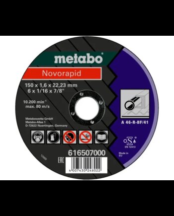 Metabo 4007430248022 616507000 Kvalitetsklasse   60-    46   Novorapid Stål