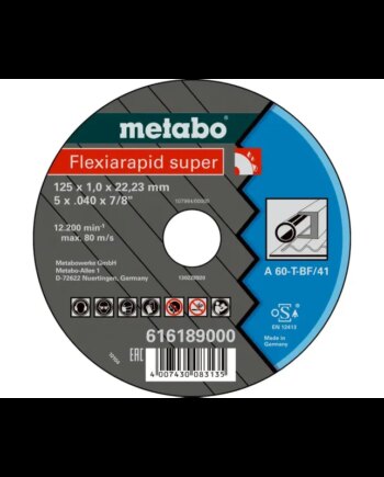 Metabo 4007430083159 616191000 Kvalitetsklasse   60-    46-  Flexiarapid Super Stål