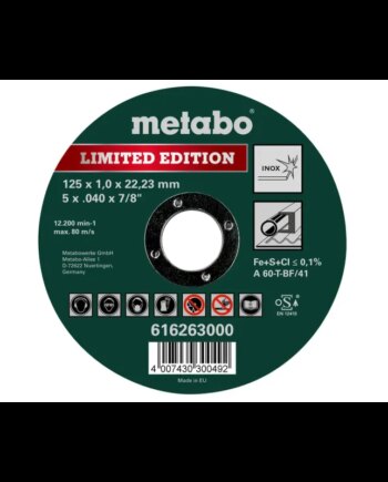 Metabo 4007430300492 616263000 Kvalitetsklasse   60-  Limited Edition-special Edition Inox