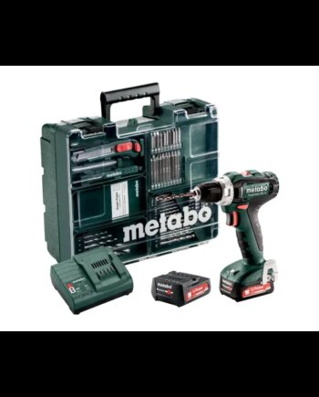 Metabo Powermaxx Bs 12 Set 601036870 Akku-bore--skruemaskine