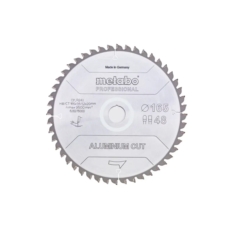 Metabo 4061792173750 628296000 Rundsavklinge Aluminium Cut  Kvalitet Professional  Til Håndrundsav