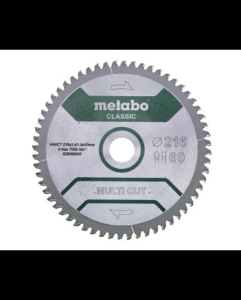 Metabo 4061792173552 628667000 Rundsavklinge Multi Cut  Kvalitet Classic  Til Semistationære Rundsav