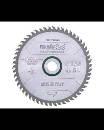 Metabo 4007430176448 628077000 Rundsavklinge Multi Cut  Kvalitet Professional  Til Håndrundsav