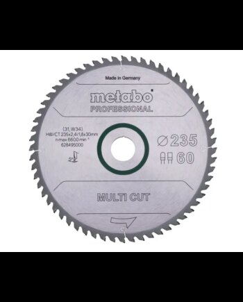 Metabo 4061792188549 628495000 Rundsavklinge Multi Cut  Kvalitet Professional  Til Håndrundsav