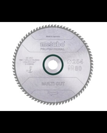 Metabo 4007430229540 628093000 Rundsavklinge Multi Cut  Kvalitet Professional  Til Semistationære Rundsav