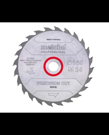 Metabo 4007430176318 628034000 Rundsavklinge Precision Cut Wood  Kvalitet Professional  Til Håndrundsav