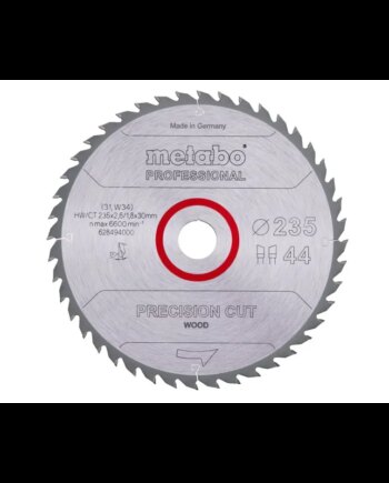 Metabo 4061792188532 628494000 Rundsavklinge Precision Cut Wood  Kvalitet Professional  Til Håndrundsav