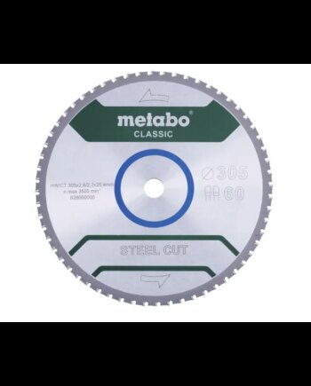 Metabo 4061792174566 628668000 Rundsavklinge Steel Cut  Kvalitet Classic  Til Semistationære Rundsav