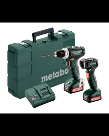 Metabo Set Powermaxx Bs 12 601036900 Akku-bore--skruemaskine