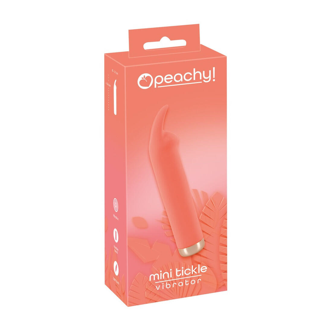 Mini Tickle Vibrator Peachy