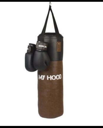 My Hood Retro Boksesæk Med Handsker 15 Kg