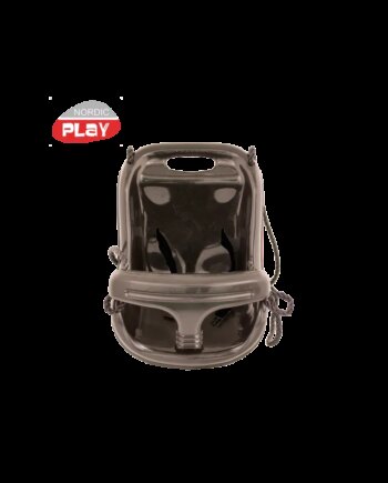 Nordic Play Babygynge Med Høj Ryg Ekstra Kraftig Plast Sort    Sort Reb 805-469