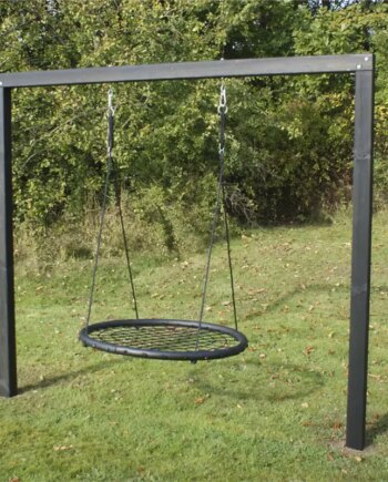 Nordic Play Gyngestativ Asta Sort Grundmalet Inkl  Rundgynge
