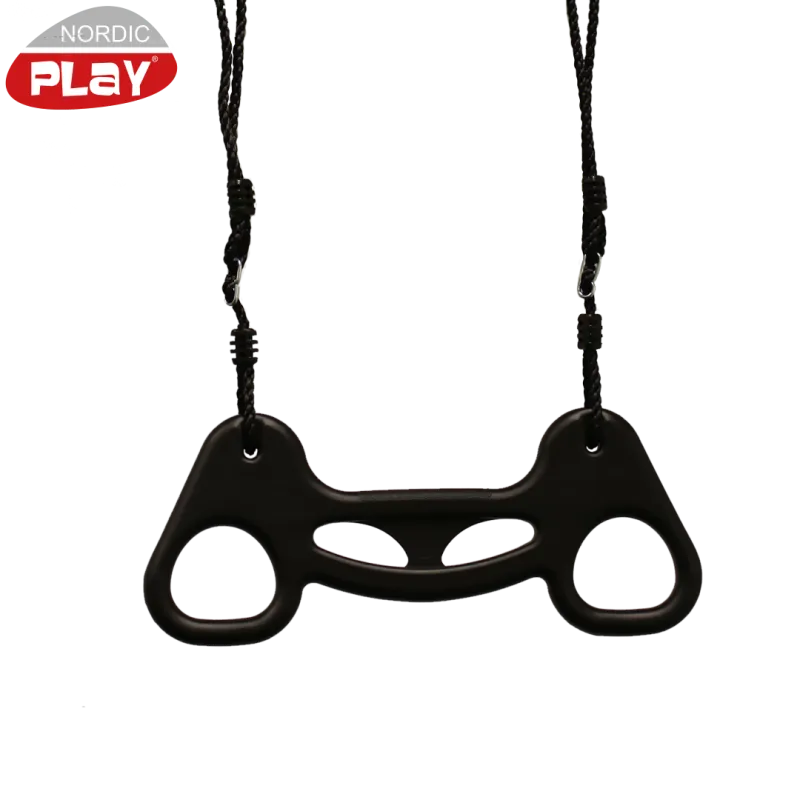 Nordic Play Trapezgynge  Sort Med Sort Reb 805-465