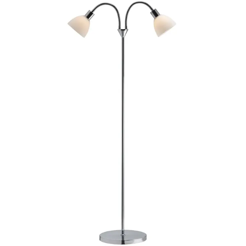 Nordlux Ray Double Gulvlampe Krom