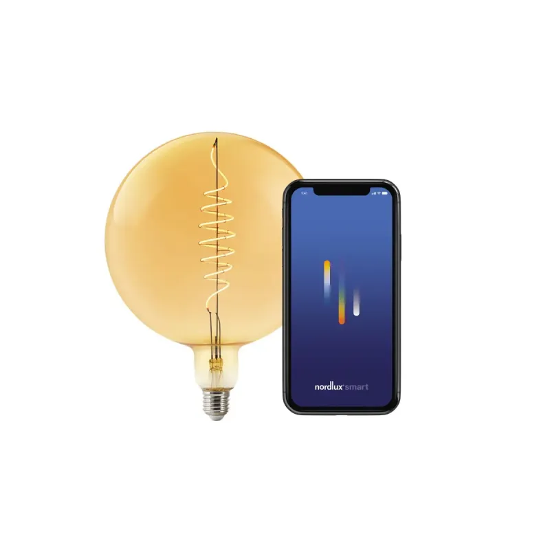 Nordlux Smart E27 G200 Deco 2200 Kelvin 380 Lumen Pære Ravfarvet