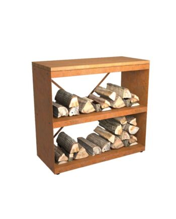 Ofyr Dressoir Brænde Opbevarings Bord Corten