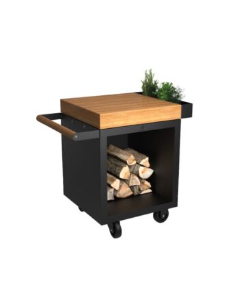 Ofyr Mise En Place Bord Sort 65 Pro Teak Wood
