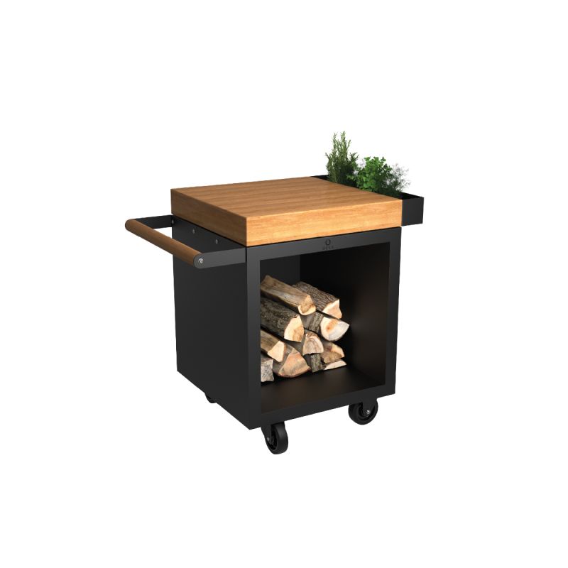 Ofyr Mise En Place Bord Sort 65 Pro Teak Wood