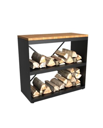 Ofyr Ofyr Dressoir Brænde Opbevarings Bord Sort