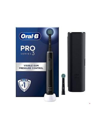 Oral-  Pro Series   Sort Inkl  Rejseetui El-tandbørste