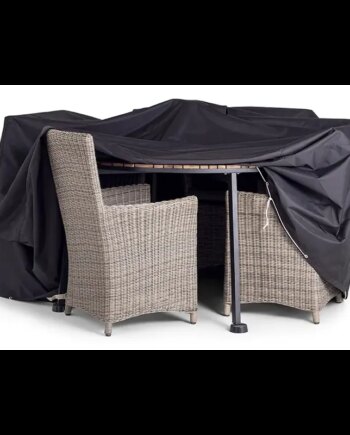 Overtræk   Havemøbler Polyester Sort 185x95x185cm