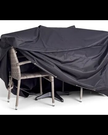 Overtræk Til Cafesæt Polyester Sort   165x95x85cm