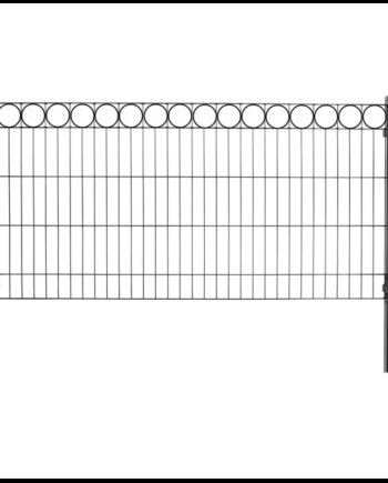 Panelhegn Med Deko  Quot   Quot  1000   2000 Mm  Sort 111-404