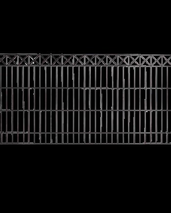 Panelhegn Med Deko  Quot   Quot  780   2000 Mm  Sort 111-381