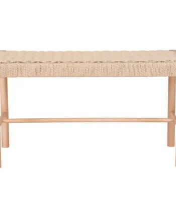 Papirvævet Bænk   Natur 35x80x45 Cm 1409080