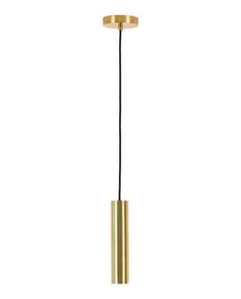 Pendel Lampe   Messing Med Stofledning På 120 Cm Pære: Gu10 5w Led Ip20 6409108