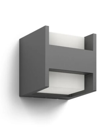 Philips Mygarden Arbour Væg Lanterne Antrasit 2x4 5w 8718696131237