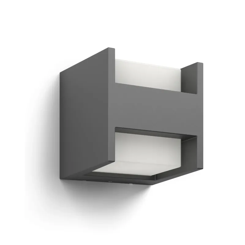 Philips Mygarden Arbour Væg Lanterne Antrasit 2x4 5w 8718696131237