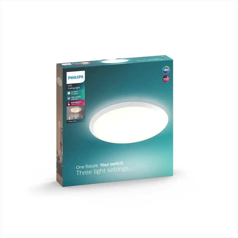 Philips  Cavanal 27k Loftlampe Hvid 1x18w 230 8718696169285