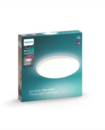 Philips  Cavanal 40k Loftlampe Hvid   18w 230 8718696169278