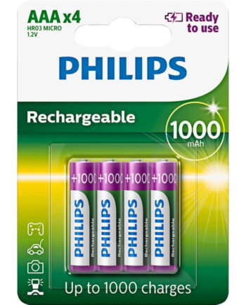 Philips Genopladlig Batteri R03b4rtu10 10