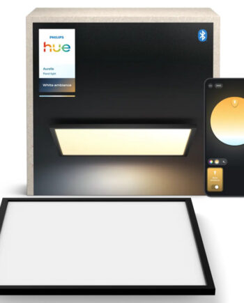 Philips Hue Aurelle White Ambiance Kvadratisk Led Loftpanel Sort 60x60 Cm