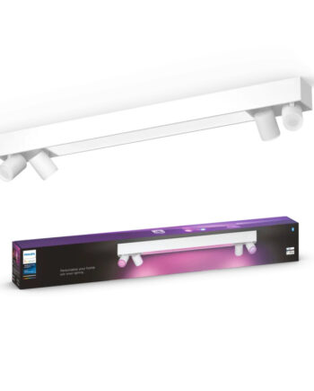 Philips Hue Centris White And Color Ambiance Aflang Loftlampe Hvid Med   Spots