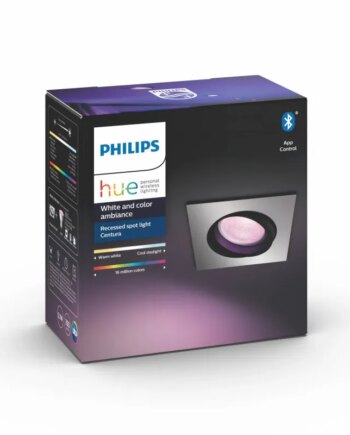 Philips Hue Centura Indbygningsspot Aluminium 1x5 7w 230v Firkantet