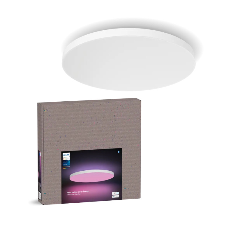 Philips Hue Datura White And Color Ambiance Rundt ø57 Cm Led Loftpanel Hvid