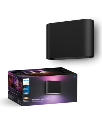 Philips Hue Dymera White And Color Ambiance Udendørs Op Ned Væglampe Sort Ip44 2x10w