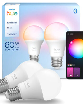Philips Hue Essential White And Color Ambiance A60 Led Pære E27 806 Lm 8w  -pak