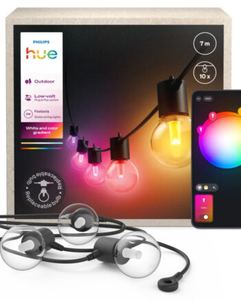 Philips Hue Festavia Globe Udendørs Lyskæde     Med 10 Pærer