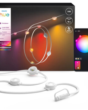 Philips Hue Festavia Permanent Udendørs Lyskæde Forlænger Hvid     Med 16 Lys